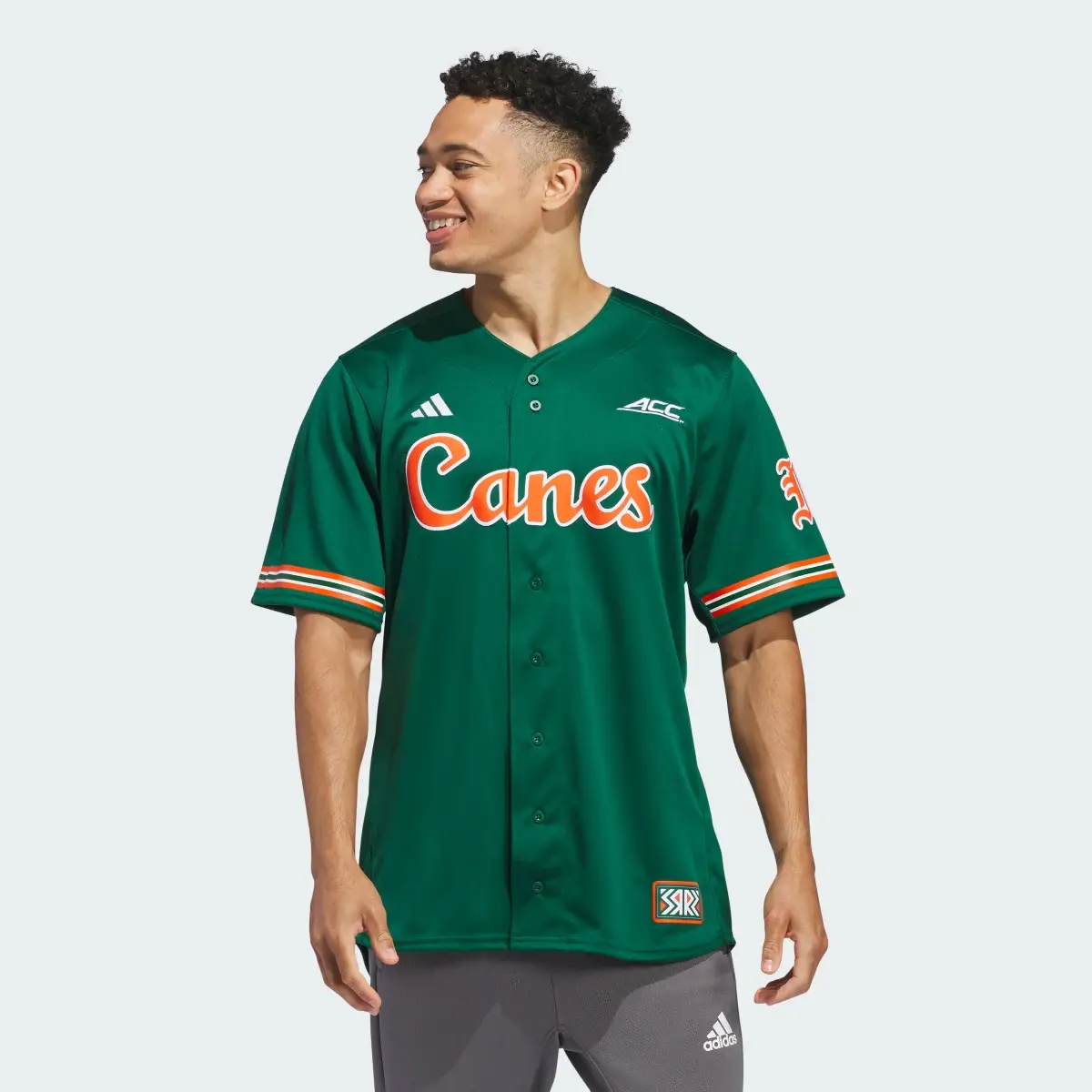 Adidas Miami Reverse Retro Replica Baseball Jersey. 2