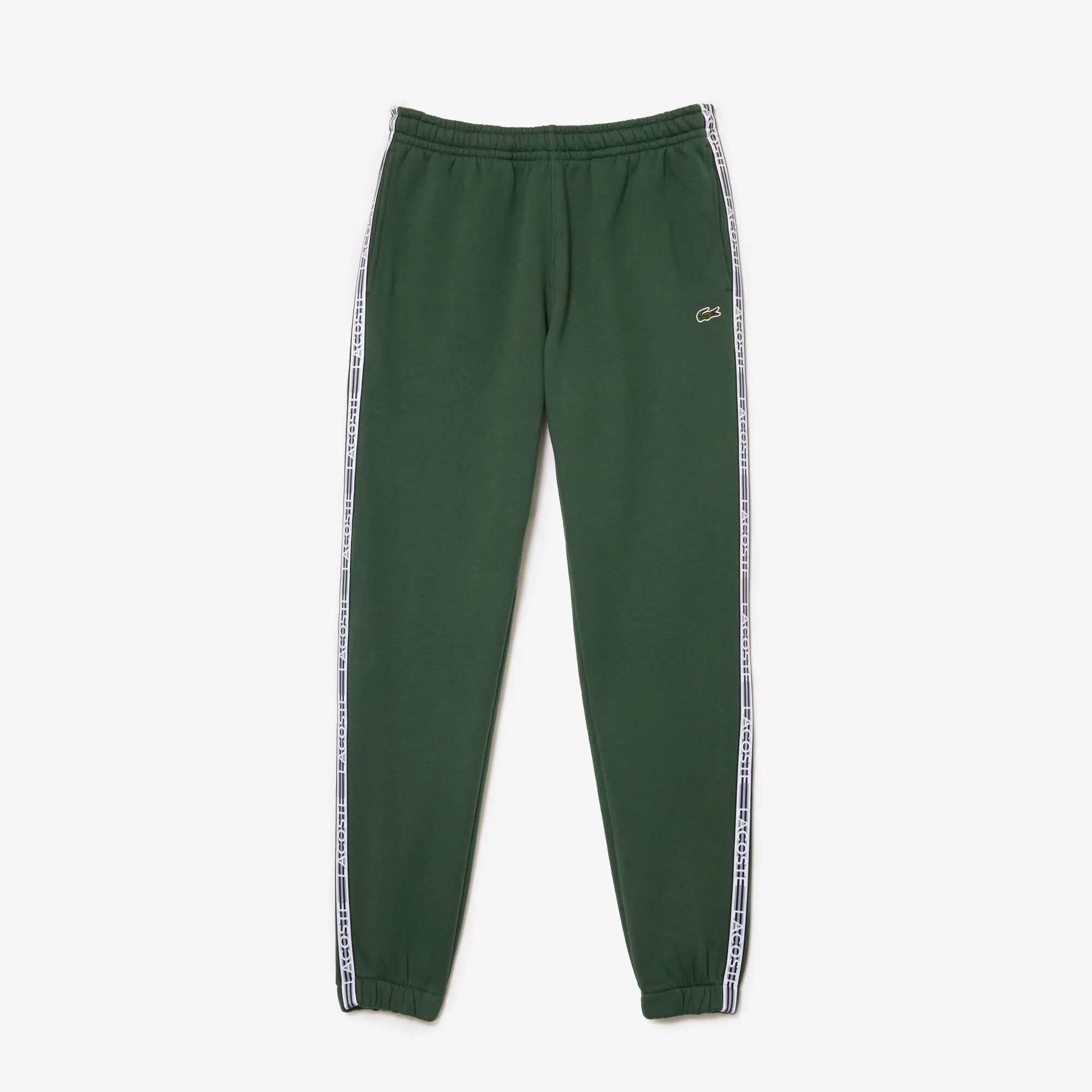 Lacoste Men’s Lacoste Logo Stripe Jogger Track Pants. 2