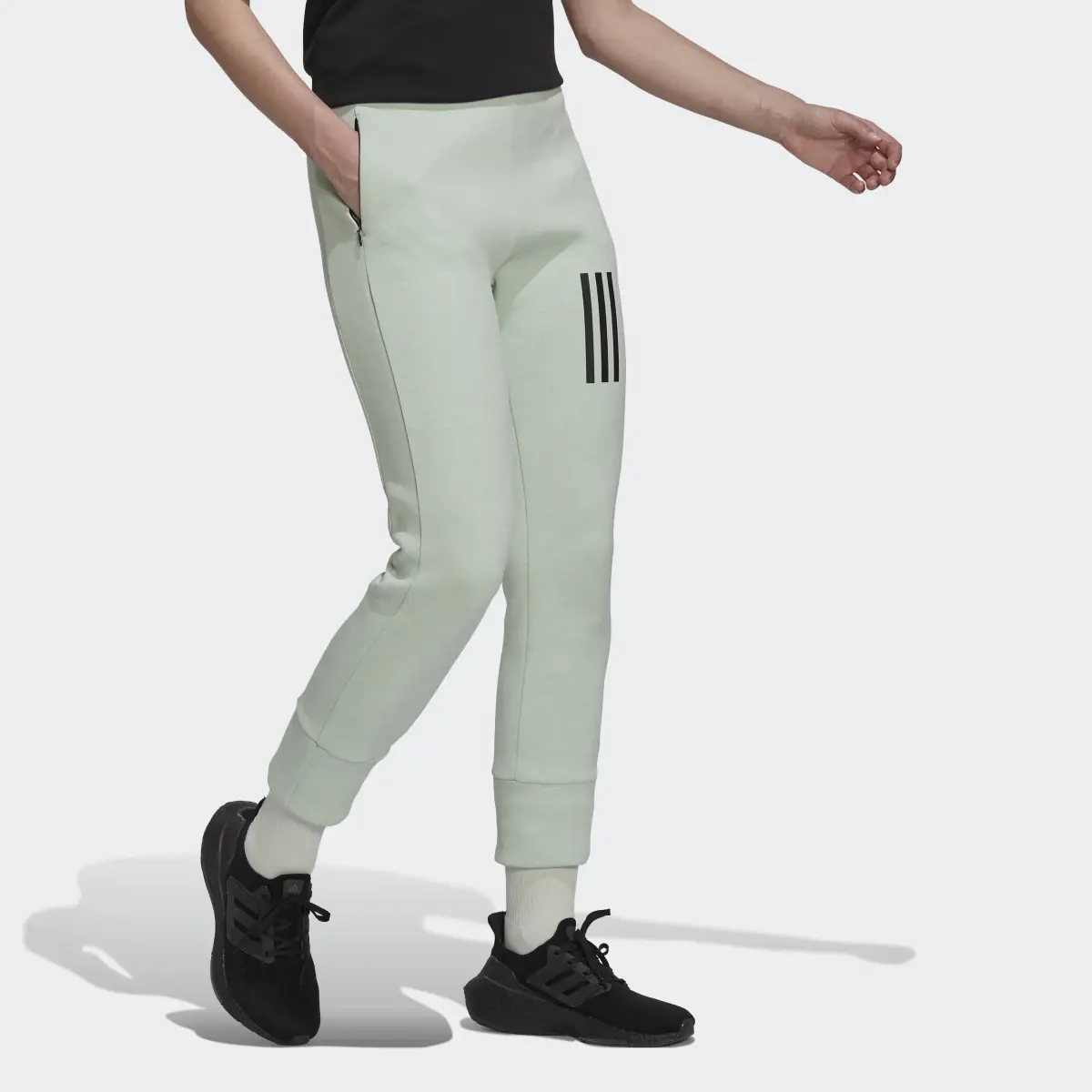 Adidas Mission Victory Slim-Fit High-Waist Tracksuit Bottoms. 3