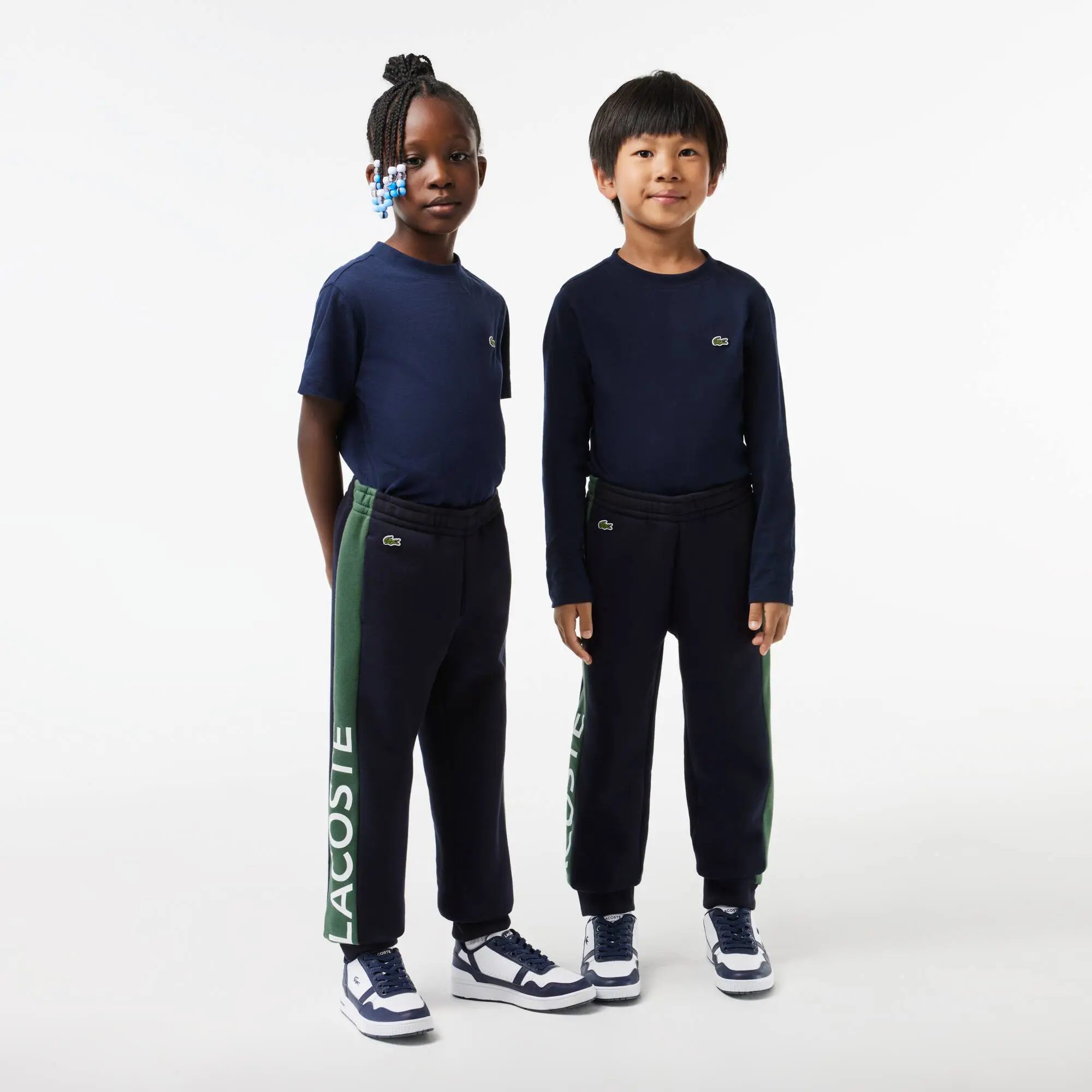 Lacoste Kids’ Lacoste Organic Cotton and Recycled Polyester Track Pants. 1