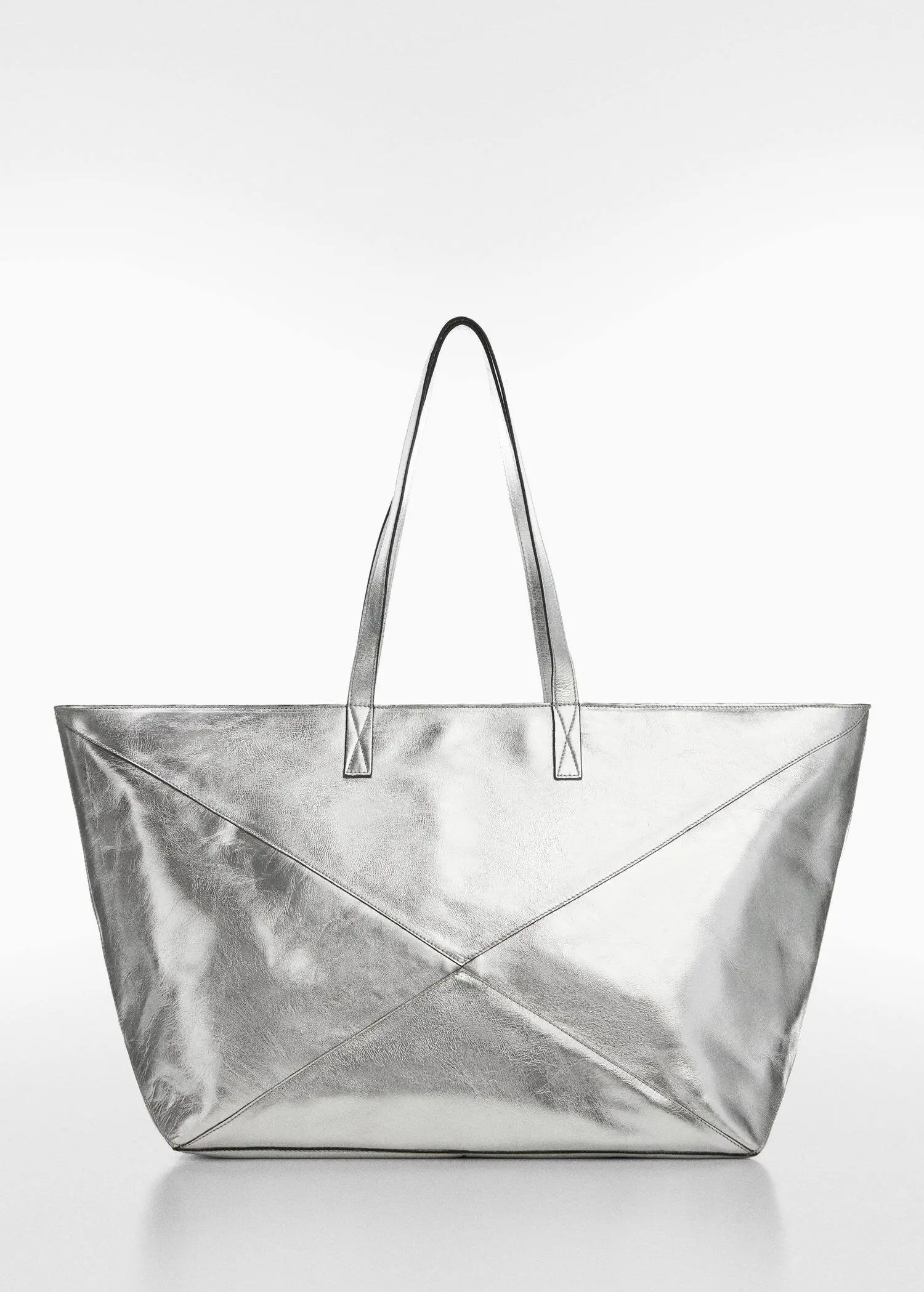 Mango Shopper-Bag aus Leder. 2