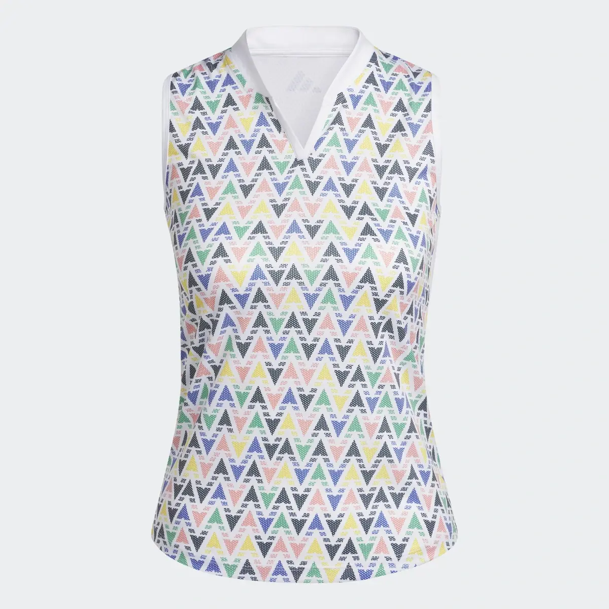 Adidas HEAT.RDY Printed Sleeveless Polo Shirt. 1