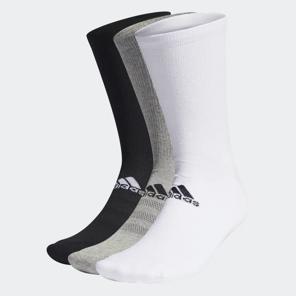 Adidas 3 PK CREW Golf Socks. 1