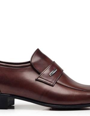 Kahverengi Klasik Loafer Kösele Erkek Ayakkabı -10954-
