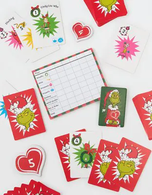 American Eagle Grinch Grow Your Heart Card Game. 1