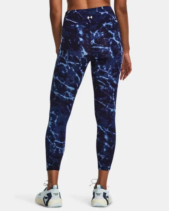 Under Armour Women's Project Rock Crossover Lets Go Printed Ankle Leggings. 2
