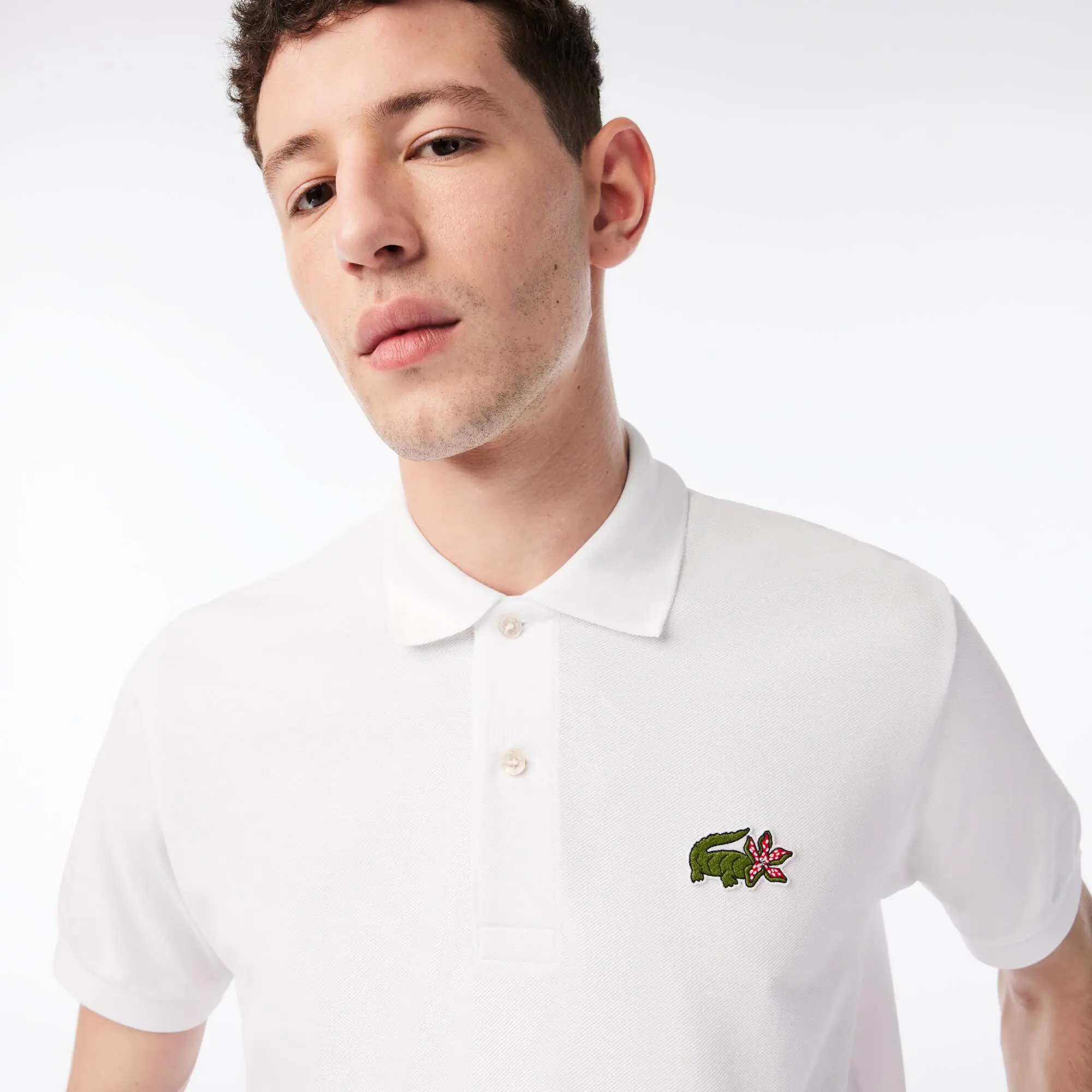 Lacoste Men’s Lacoste x Netflix Organic Cotton Polo Shirt. 1