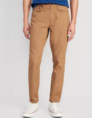 Old Navy Wow Athletic Taper Non-Stretch Five-Pocket Pants brown