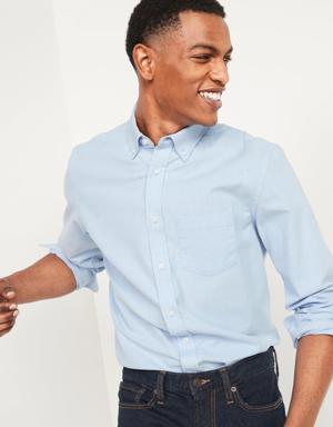 Slim Fit Built-In Flex Everyday Oxford Shirt for Men blue