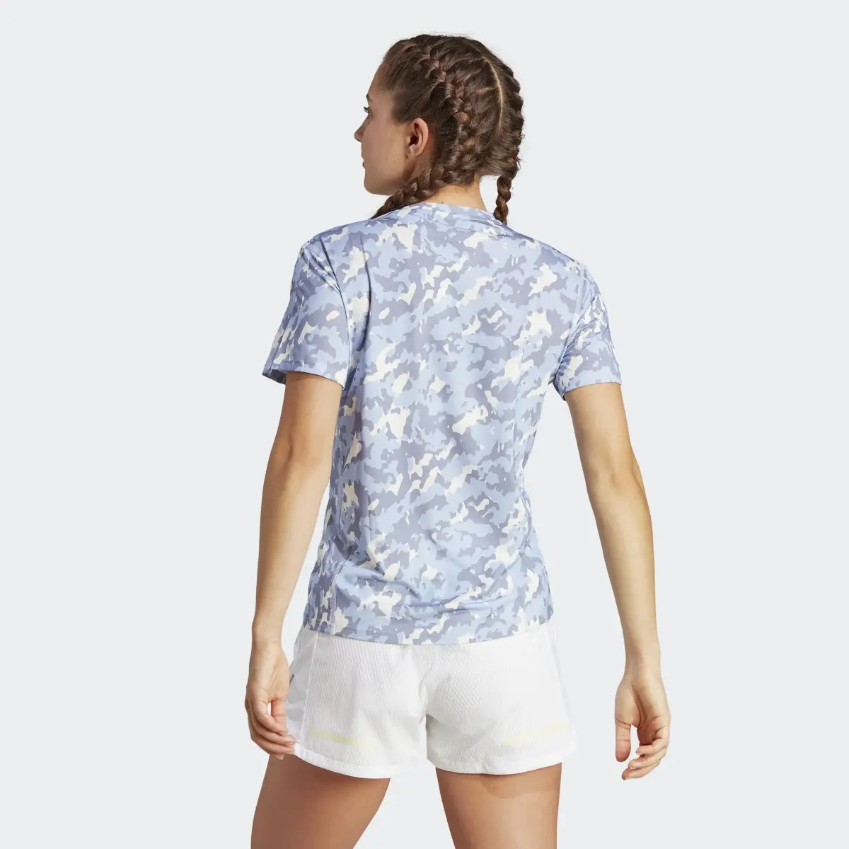 Adidas Own the Run Camo Running Tee. 3