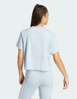 Adidas Crop top en jersey Essentials 3-Stripes. 3