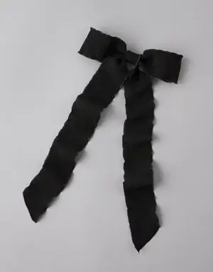 Crinkle Lace Bow Clip