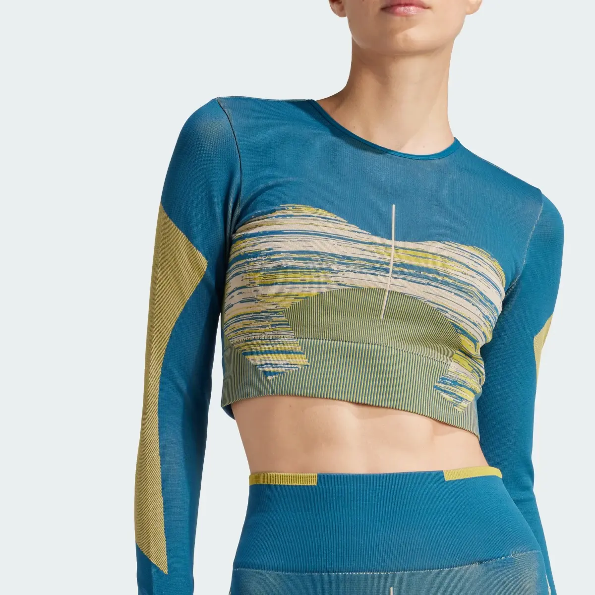 Adidas by Stella McCartney TrueStrength Seamless Yoga Long Sleeve Top. 3