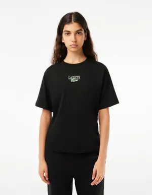 Lacoste Women's Print Cotton Jersey T-Shirt