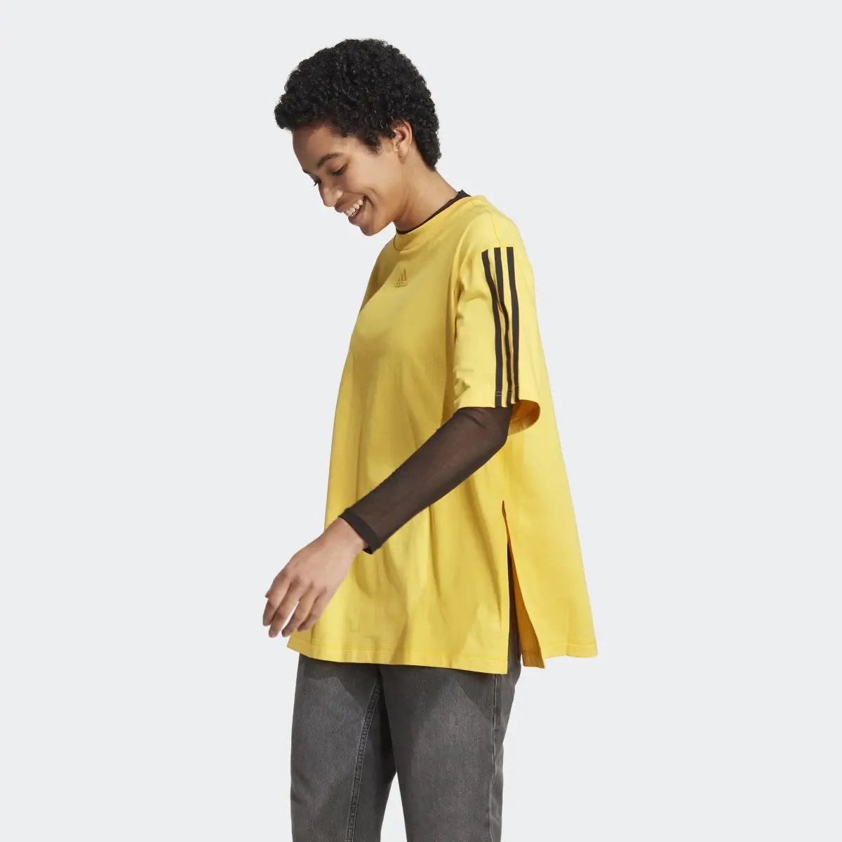 Adidas Dance Oversized Tee. 2