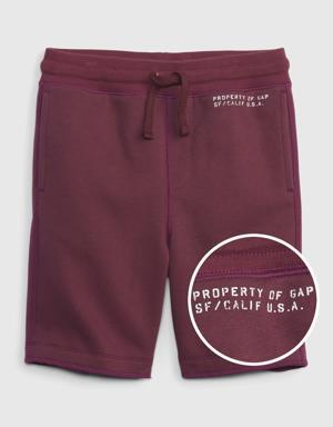 Gap Kids Pull-On Fleece Shorts purple