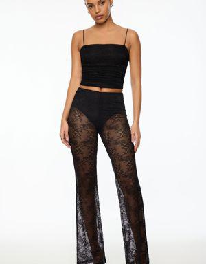 Lace Flared Pants