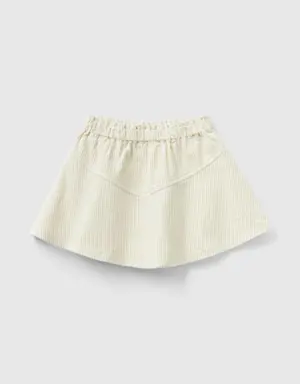 corduroy mini skirt