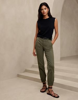 Slim Utility Pant green