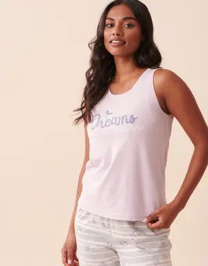 Cotton Scoop Neck Cami