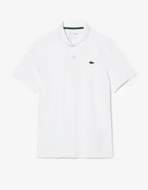 Regular Fit Tennis Polo Shirt in Recycled Fiber Jersey
