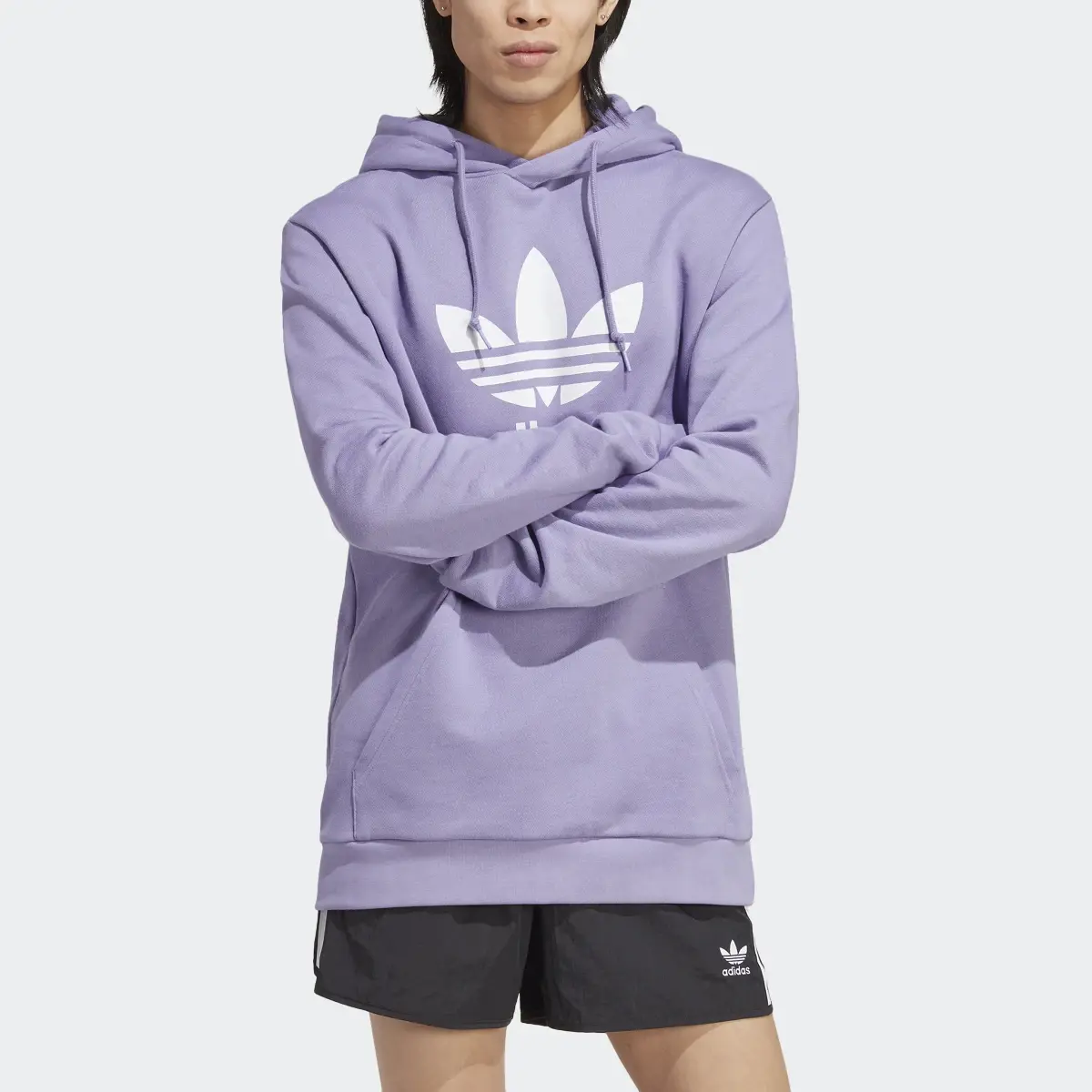 Adidas Sweat-shirt à capuche Adicolor Classics Trefoil. 1