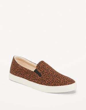 Old Navy Canvas Slip-On Sneakers for Women multi