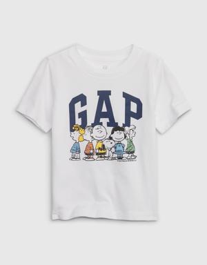 Gap Toddler Peanuts Graphic T-Shirt white