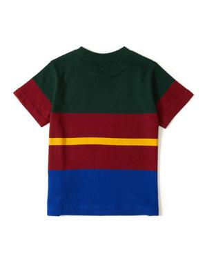 Colorblocked Logolu Erkek Çocuk T-shirt