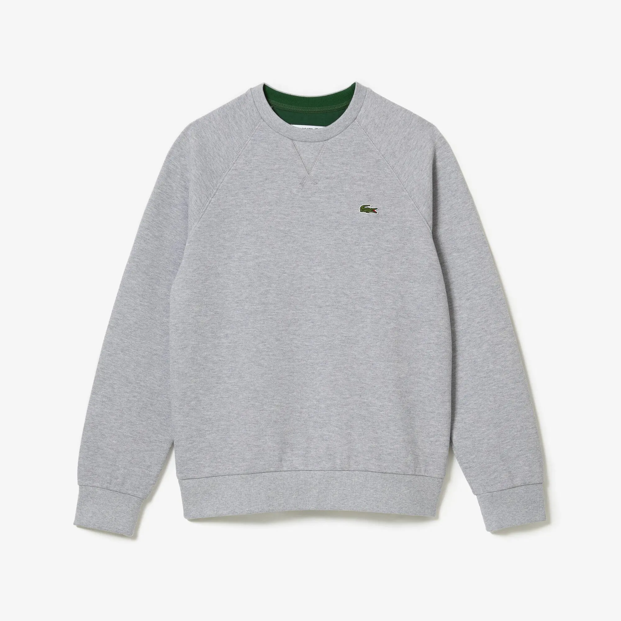 Lacoste Women’s Crew Neck Double-sided Piqué Jogger Sweatshirt. 2