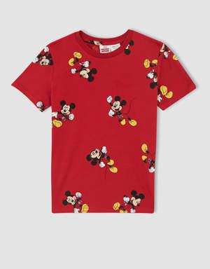 Erkek Çocuk Minnie Mouse Kısa Kollu Pamuklu Pijama Takım