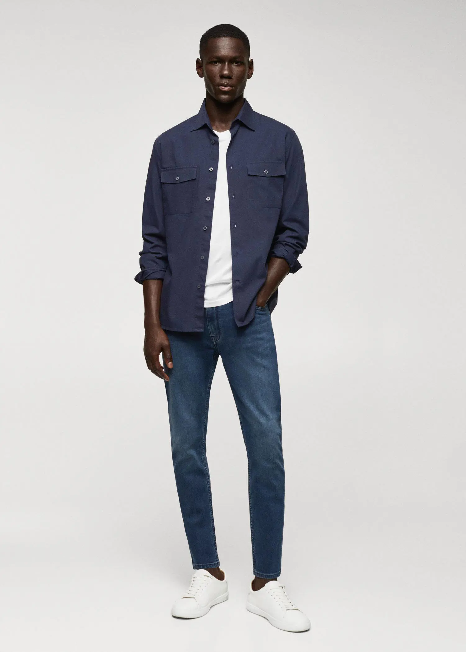 Mango Tom tapered cropped jeans. 1
