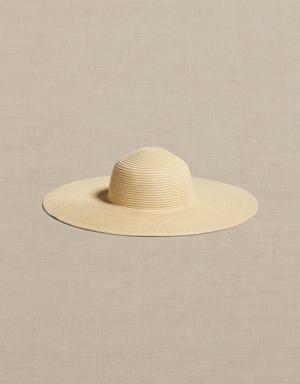 Oversized Straw Hat for Baby + Toddler beige