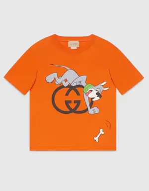 Children's printed cotton T-shirt