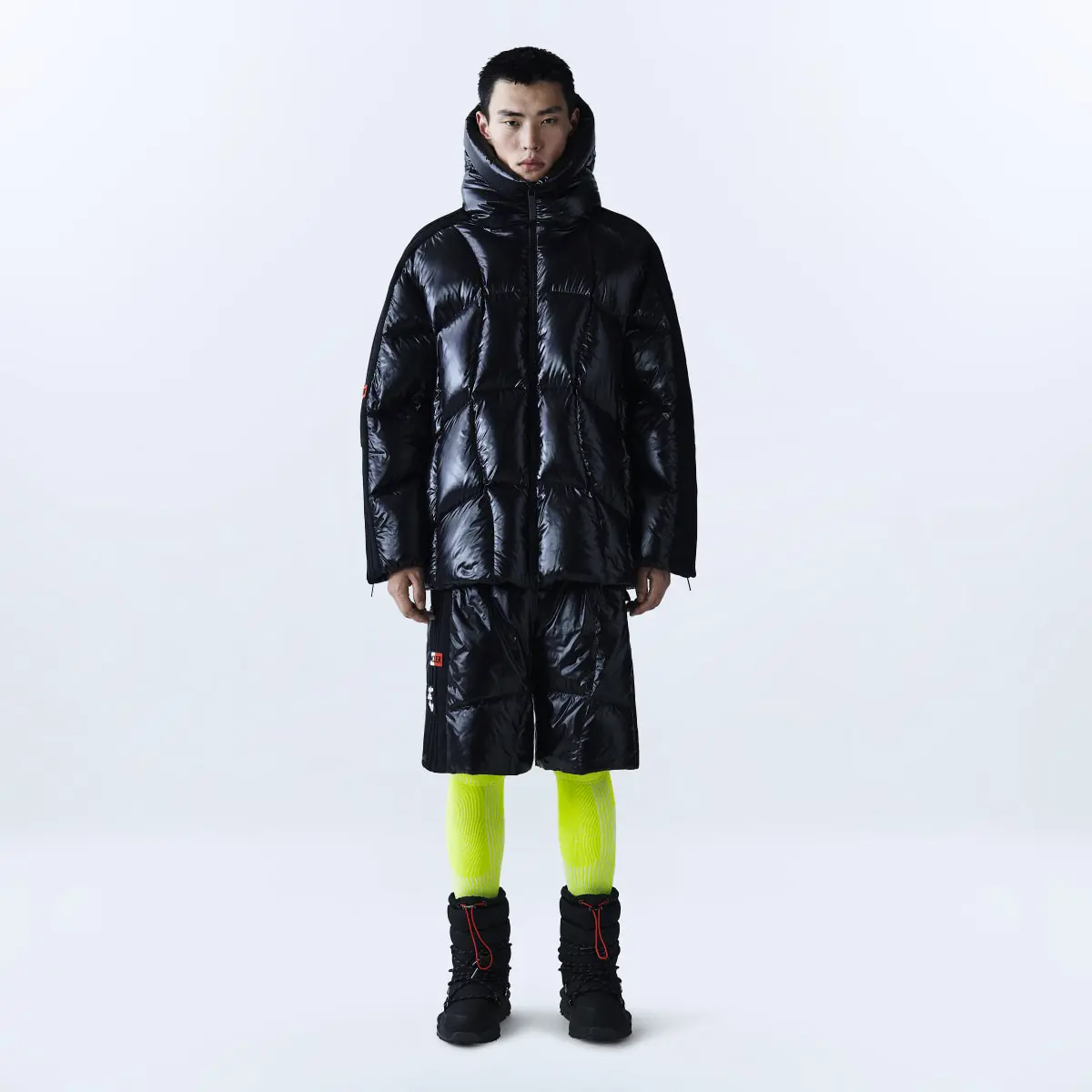 Adidas Moncler x adidas Originals Down-Filled Bermuda Shorts. 1