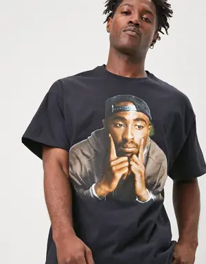 Forever 21 Tupac Graphic Tee Black/Multi