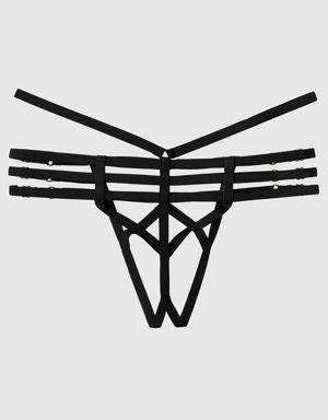 Strappy Crotchless G-String