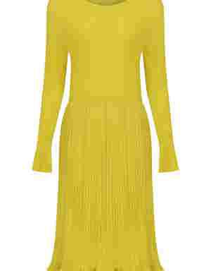 Sunshine Yellow Knitwear Dress