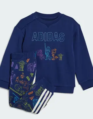 Ensemble sweat-shirt ras-du-cou et pantalon sportswear adidas x Star Wars Young Jedi