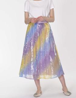 Mermaid Sequin Tea Skirt