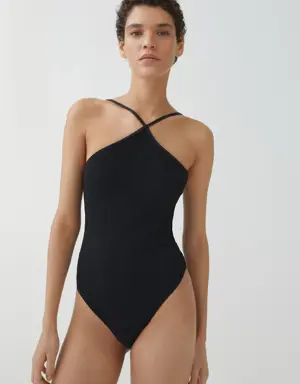 Halter neck swimsuit