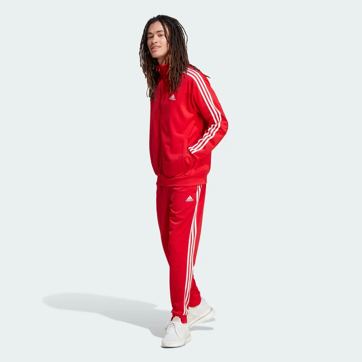 Adidas Basic 3-Stripes Tricot Track Suit. 2