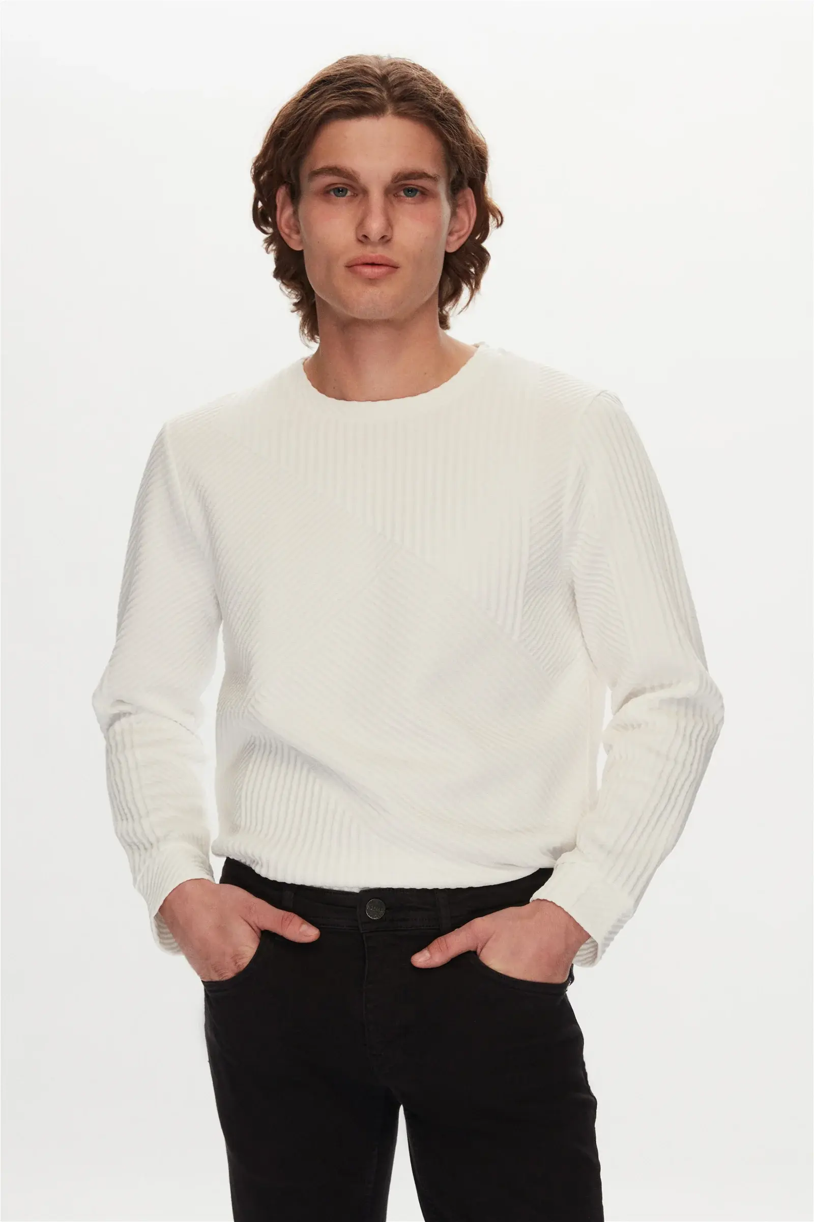 Damat Tween Twn Ekru Sweatshirt. 3