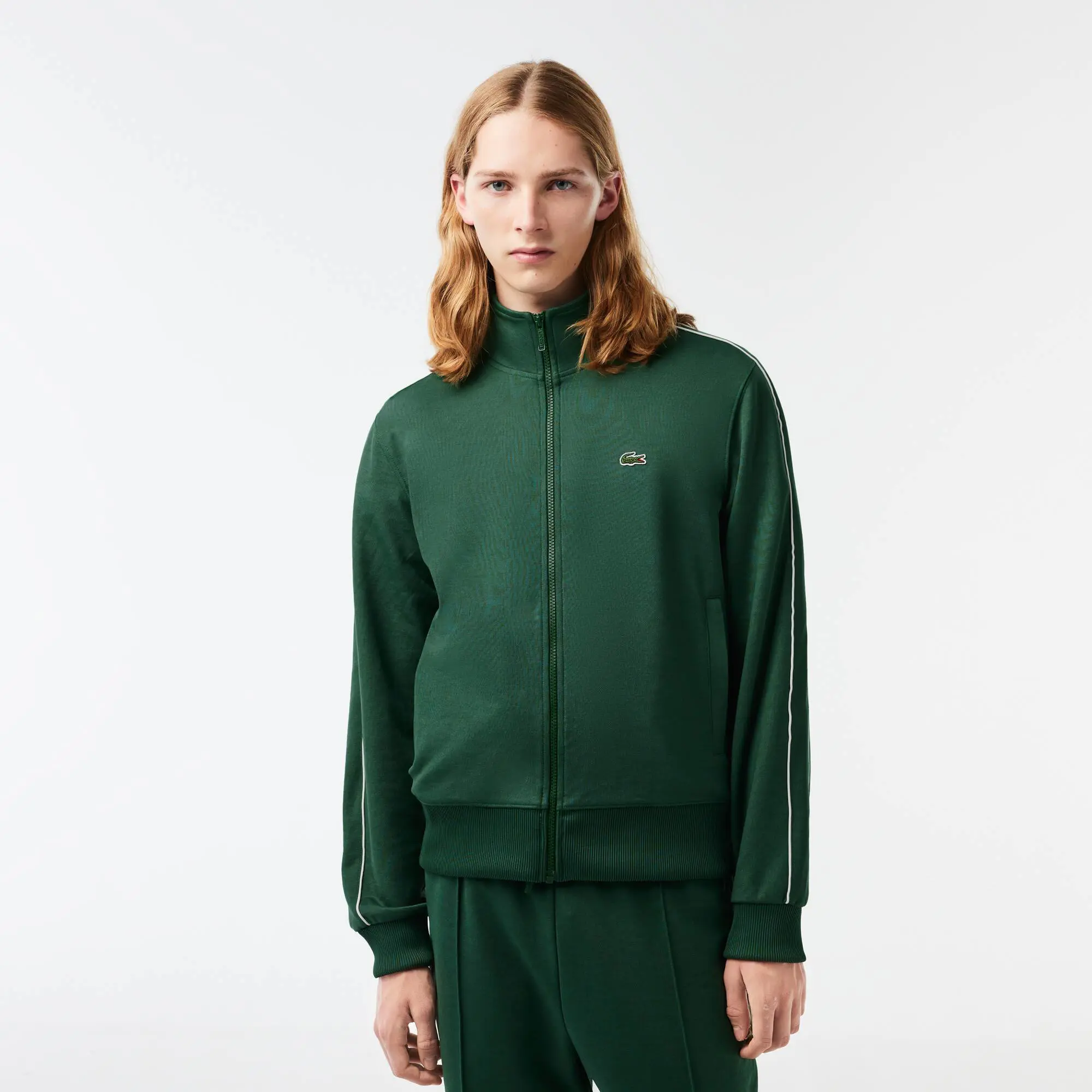 Lacoste Paris Piqué Track Jacket. 1