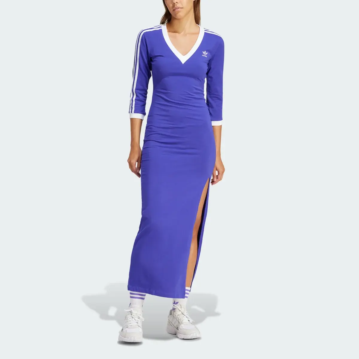 Adidas Adicolor Classics 3-Stripes Maxi Dress. 1