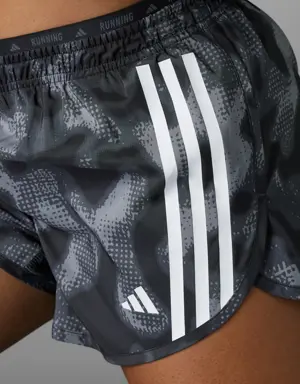 Adidas Short Own the Run 3-Stripes Allover Print. 3 Adidas Short Own the Run 3-Stripes Allover Print. 3