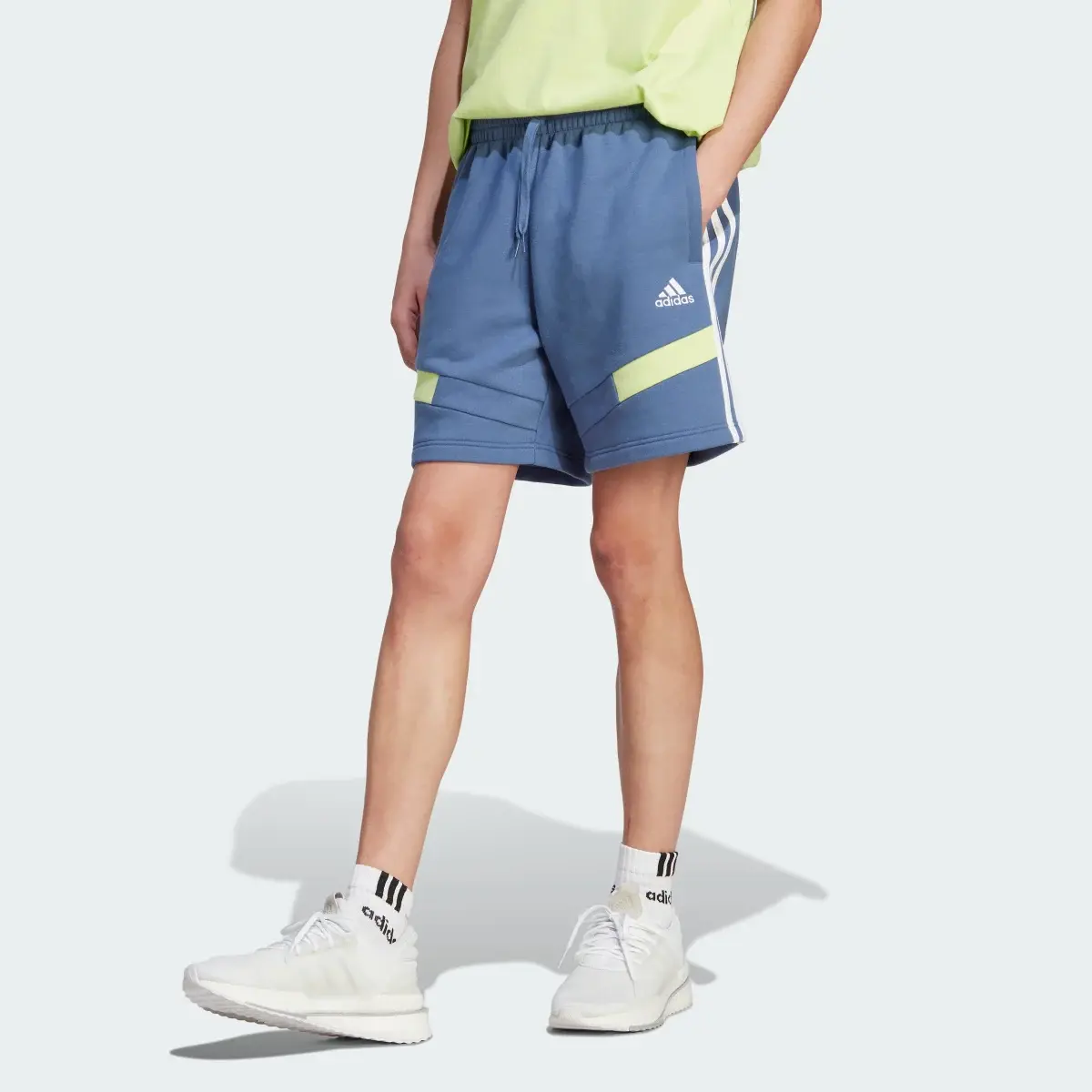 Adidas Colourblock Shorts. 1