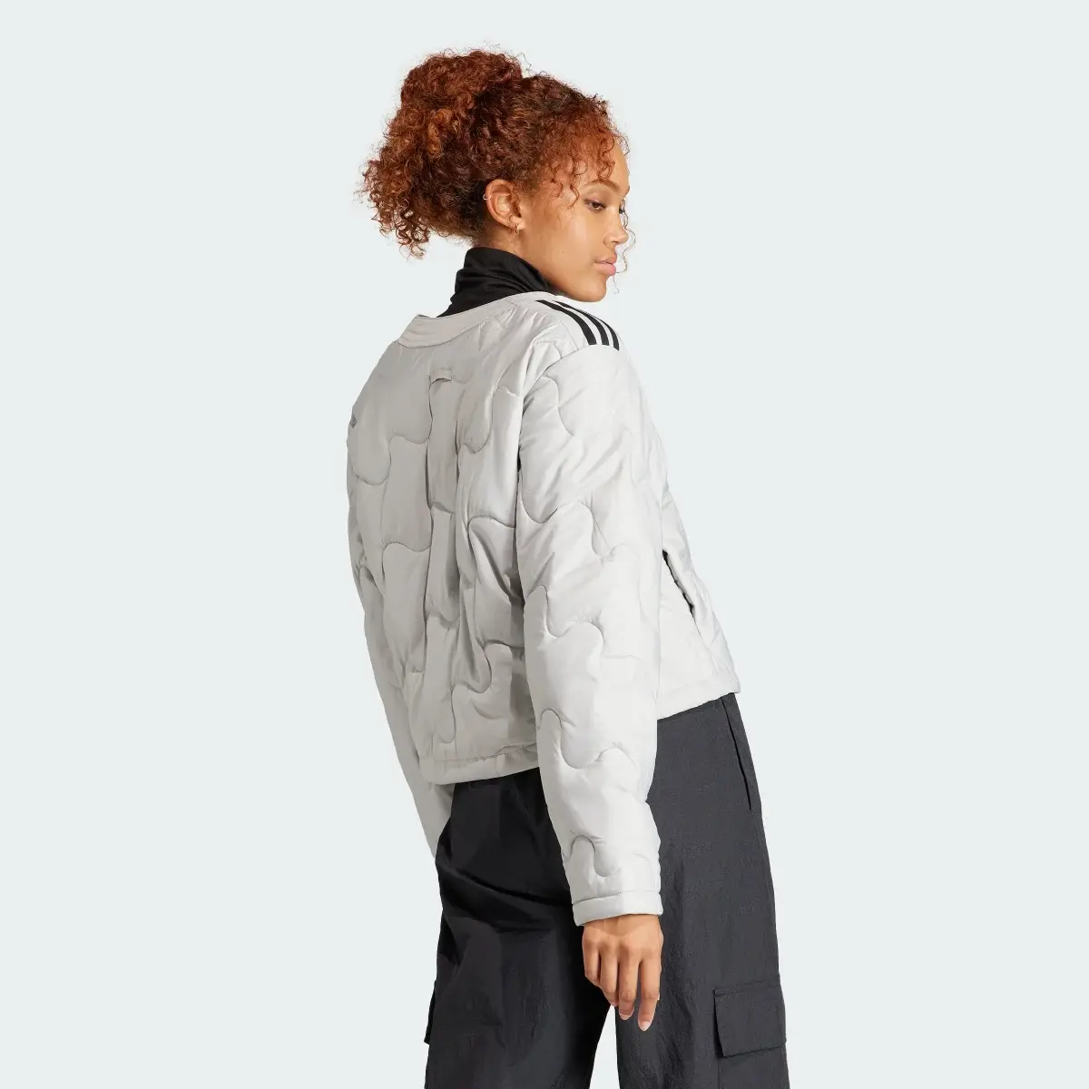 Adidas Nuganic Crop Light Insulation Jacket. 3