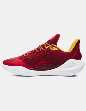 Unisex Curry 11 Bruce Lee 'Fire' Basketball Shoes