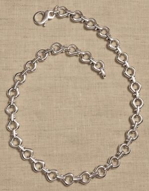 Ravena Teardrop Link Chain &#124 Aureus + Argent silver